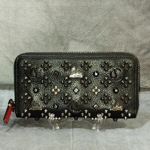 CHRISTIAN LOUBOUTIN PANETTONE GRAINED CALF LEATHER LOUBINTHESKY SEVILLE SPIKES